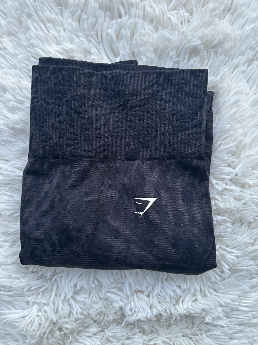 Gymshark Black animal print leggings in size large
